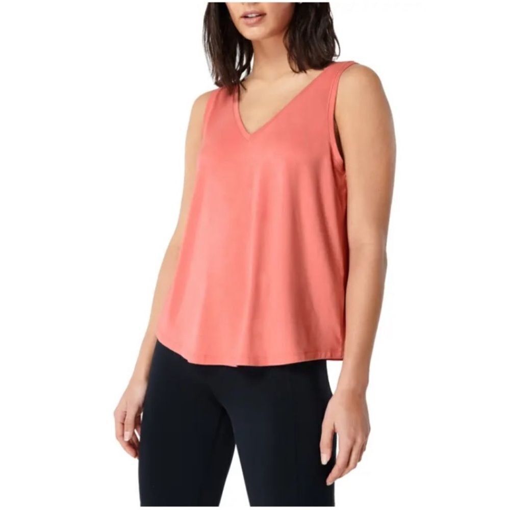 Sweaty Betty WaveHolistic Tank in Warm Pink